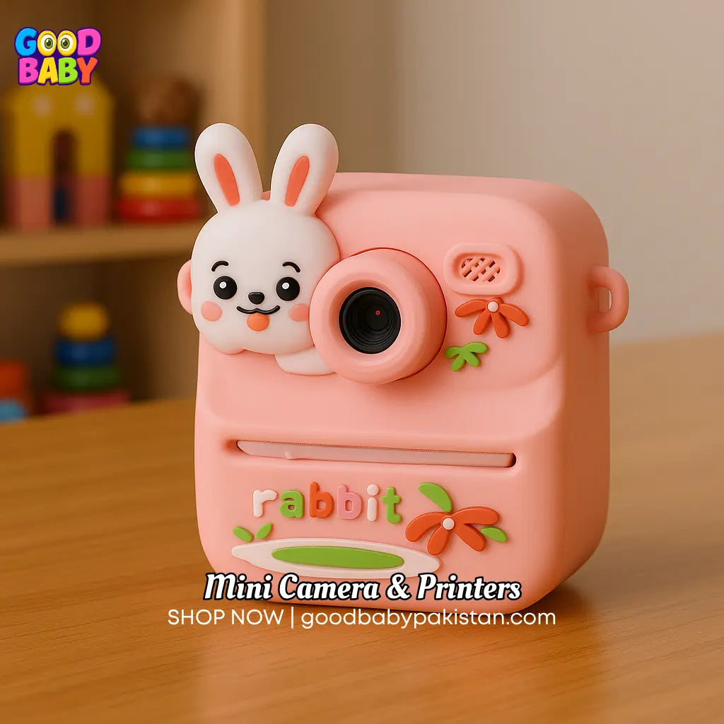Instant Print Double-Lens Kids Camera – Photo & Video ToysWalaPK