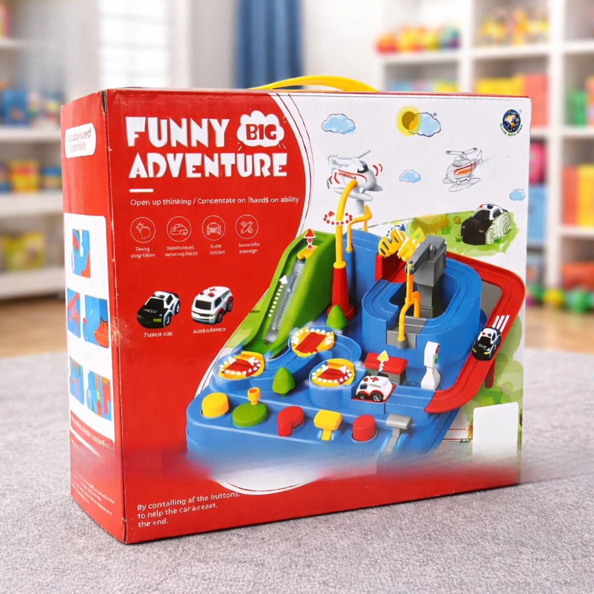 children puzzle car playset ToysWalaPK