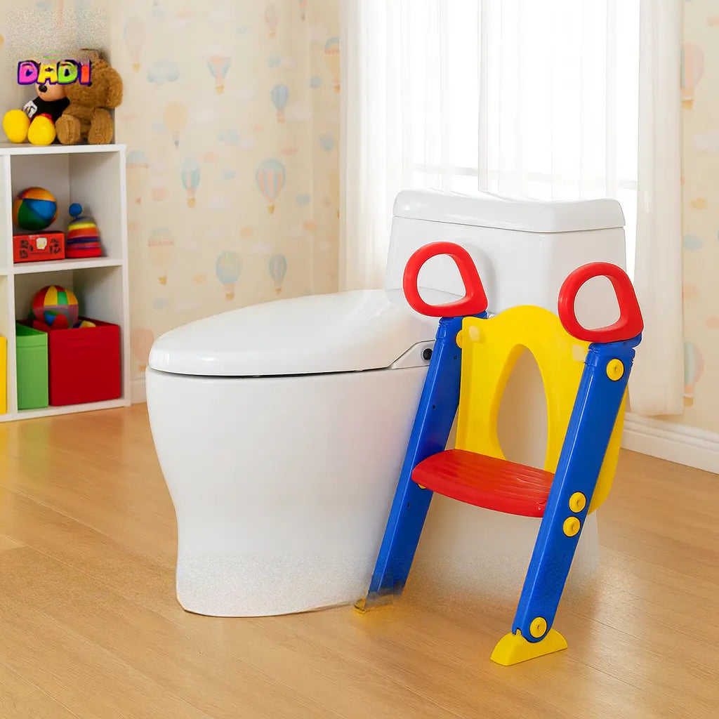 Children’s Toilet Training Seat with Step Ladder – ToysWalaPK