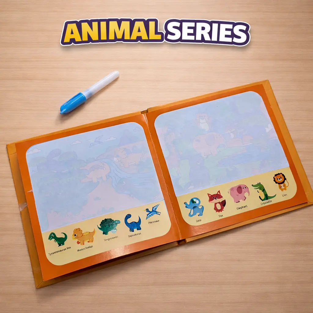 Sticker And Water Painting Book ToysWalaPK