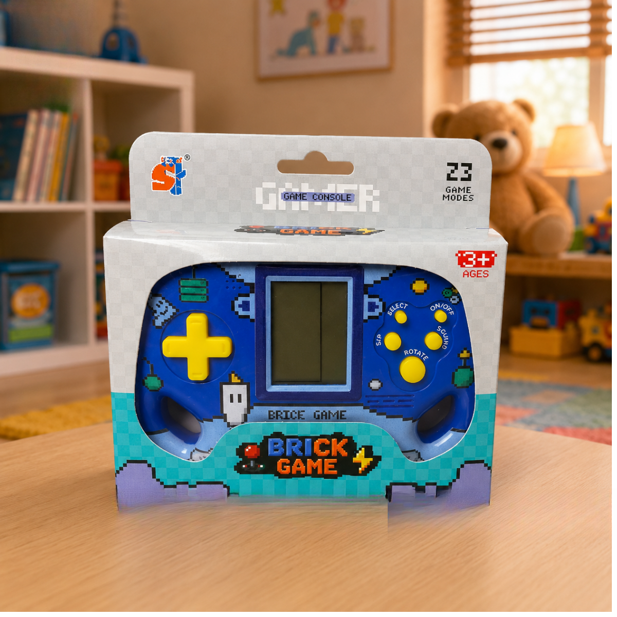 Green Mini Brick Game Console for Kids Pakistan
