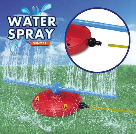 Large 360° Rotating Water Spray Summer Toy for Outdoor Kids Fun Play