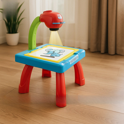 Interactive learning desk for kids with tracing projector – ToysWalaPK