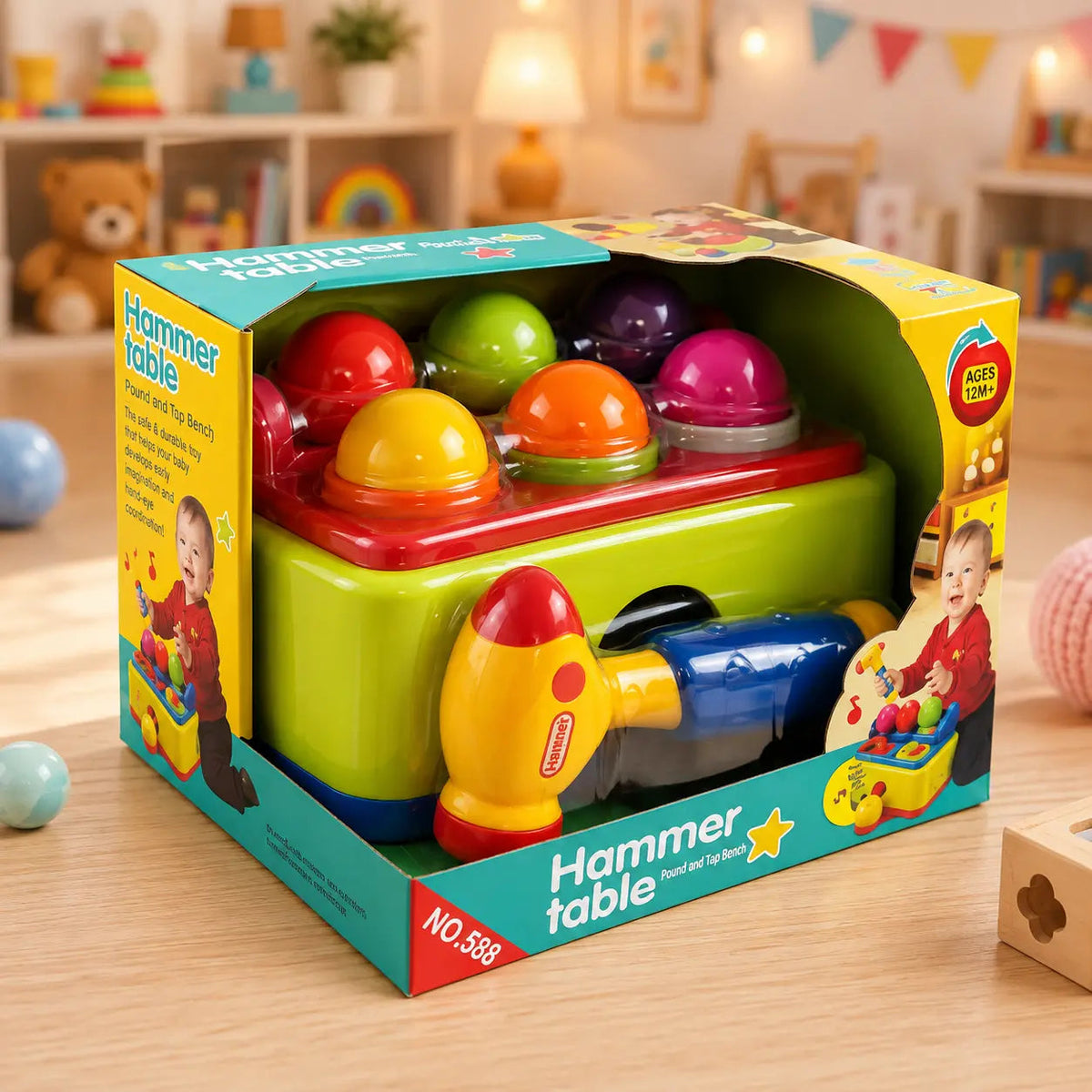 Kids Hammer Ball Pounding Toy – ToysWalaPK