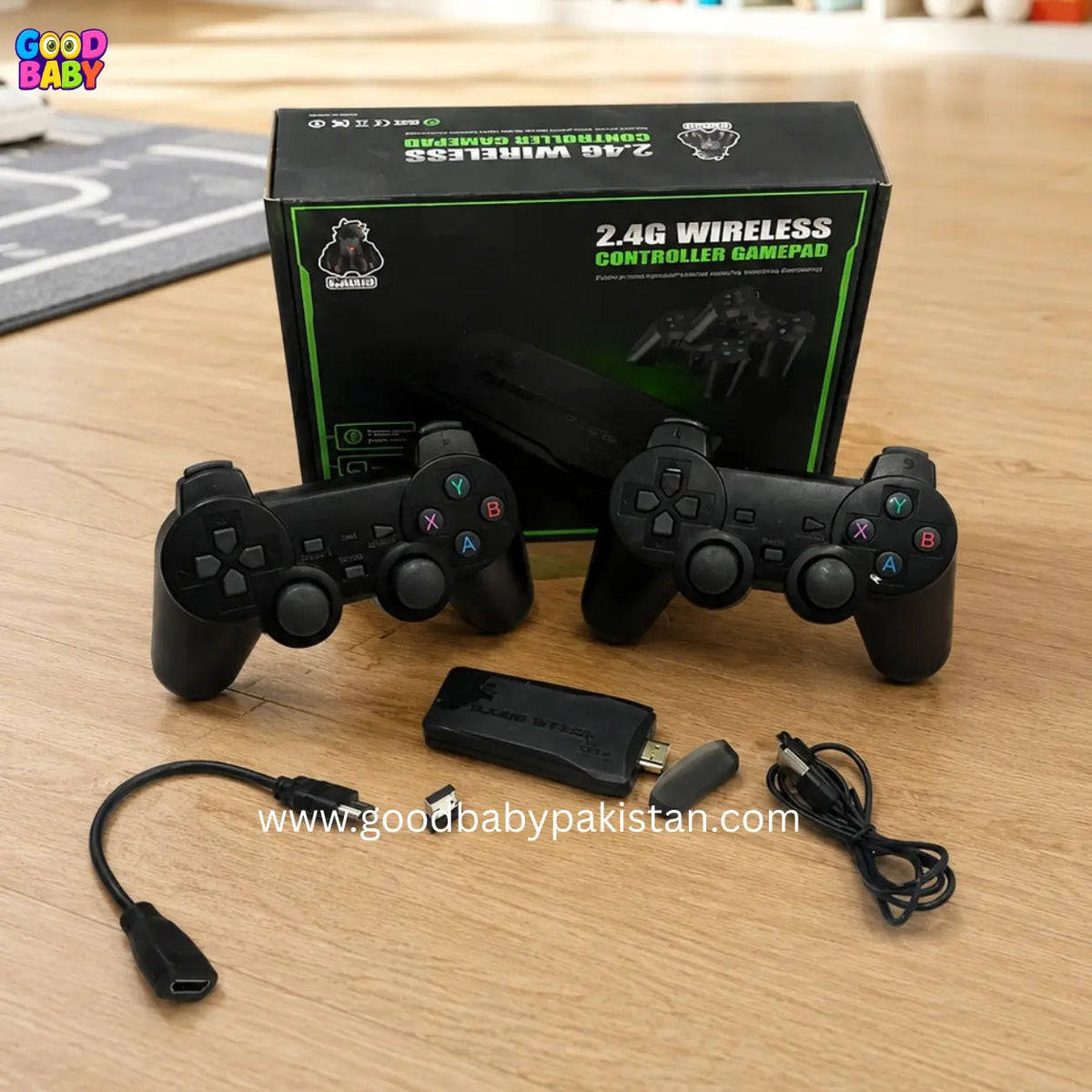 Console with 20,000 Games and 2 Wireless 2.4GHz Controllers in Pakistan
