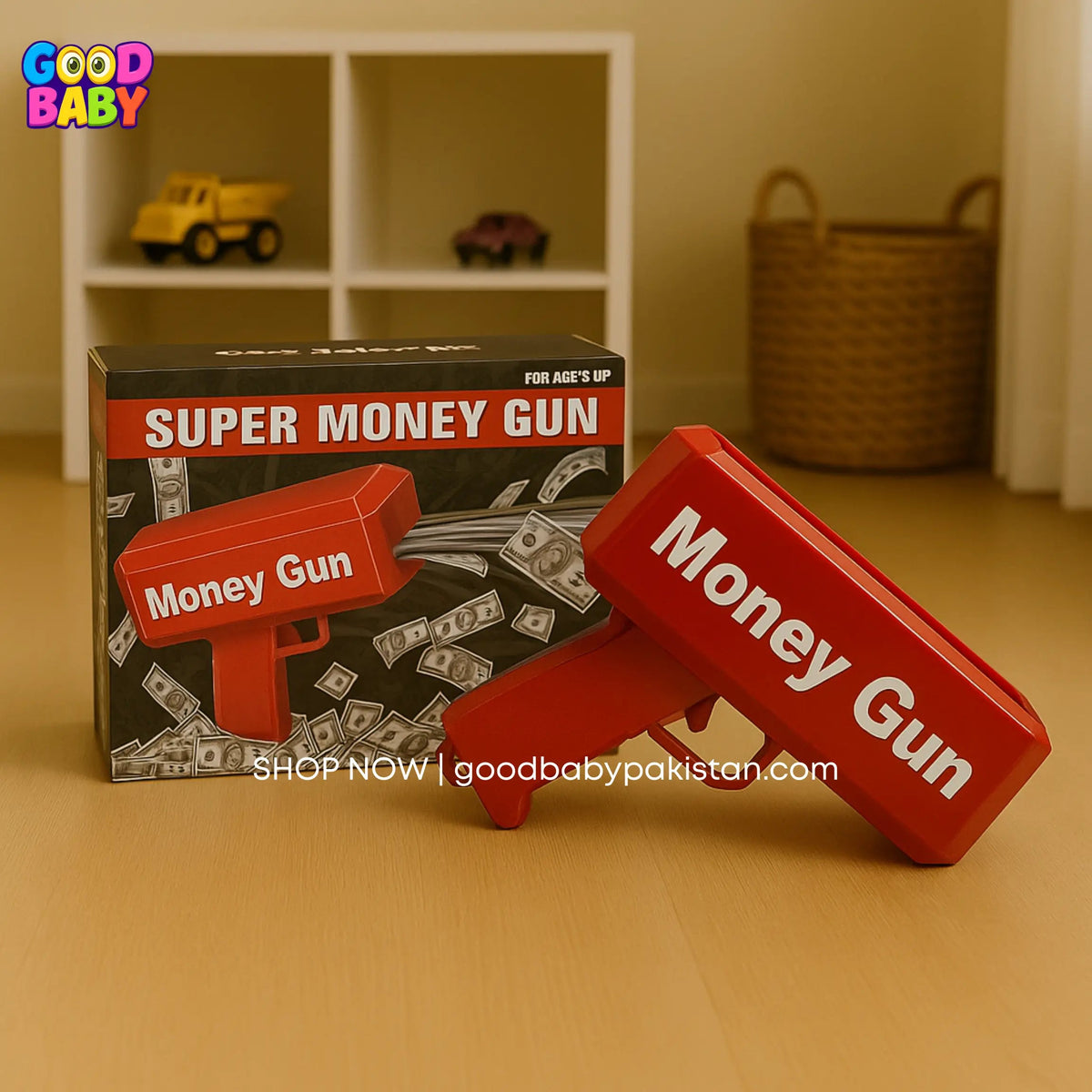 Money Blaster Toy Gun ToysWalaPK