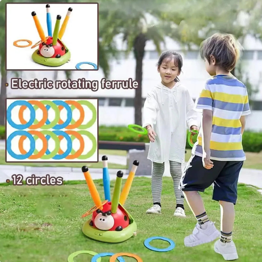 3-in-1 Ladybug Kids Exercise Machine ToysWalaPK