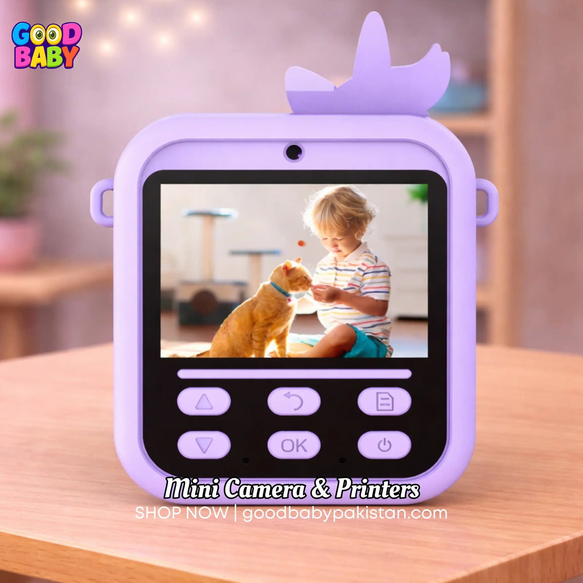 Instant Printer Unicorn Camera Purple ToysWalaPK