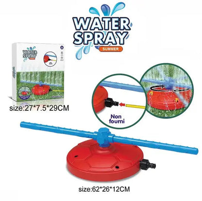 Large 360° Rotating Water Spray Summer Toy for Outdoor Kids Fun Play