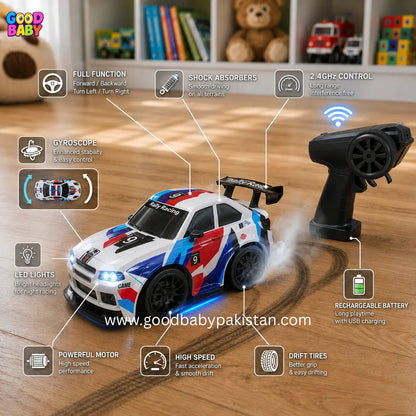 RC Mini BMW M4 Spark Drifting Car online in Pakistan