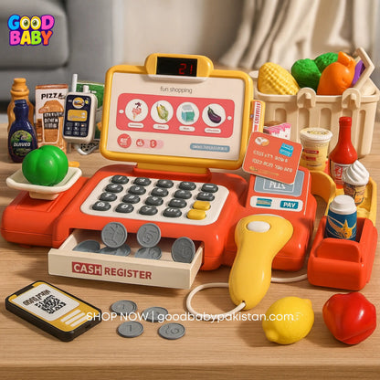 Kids Grocery Store Cash Register Toy Set ToysWalaPK