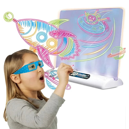 Unicorn 3D Magic LED Drawing Glow Board ToysWalaPK