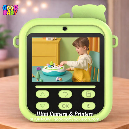 Panda Instant Printer Camera Green ToysWalaPK