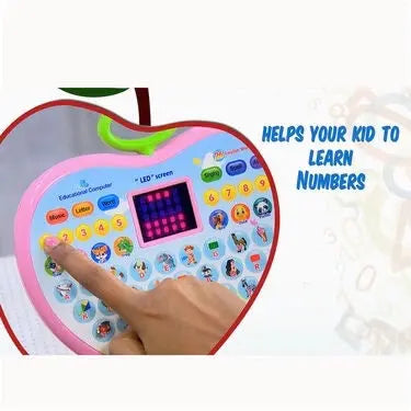 Apple-shaped interactive toy for toddlers