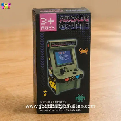 Arcade toy with screen and buttons