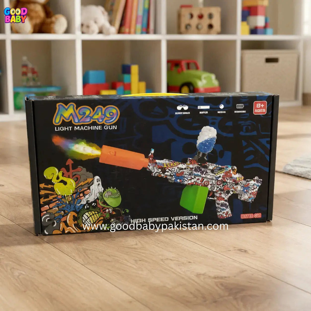 Automatic Gel Blaster with Box Magazine