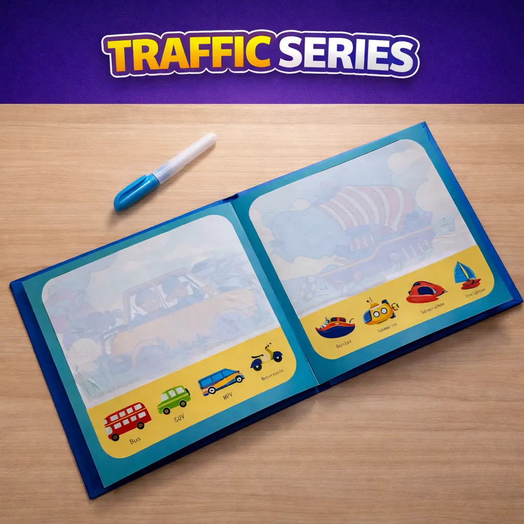 Sticker And Water Painting Book ToysWalaPK
