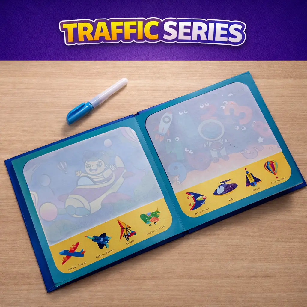 Sticker And Water Painting Book ToysWalaPK