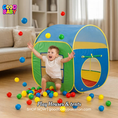 Bright colorful foldable tent for kids