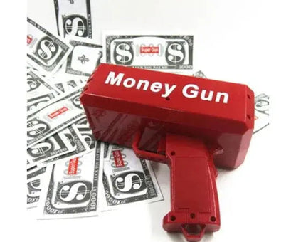 Cash shooting toy gun for parties in Pakistan – ToysWalaPK