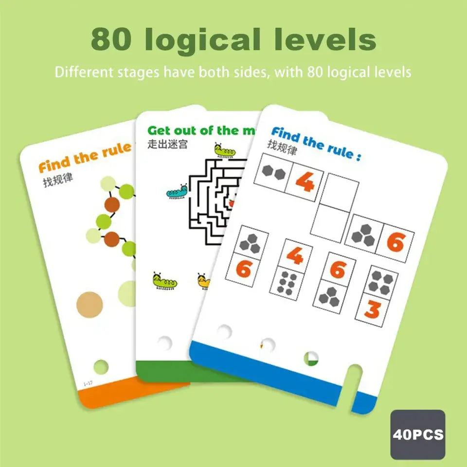 Cognitive development puzzle set for preschoolers