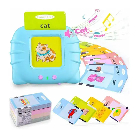 “Colorful Talking Flash Cards with Real Sounds for Kids Education”