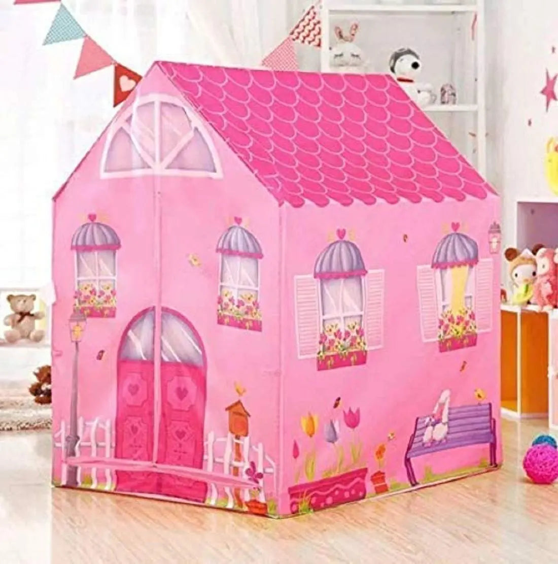 “Colorful dollhouse themed playhouse tent for girls Pakistan”