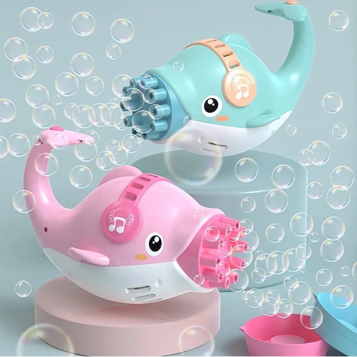 Cute dolphin bubble shooter for toddlers – bubble toy ToysWalaPK