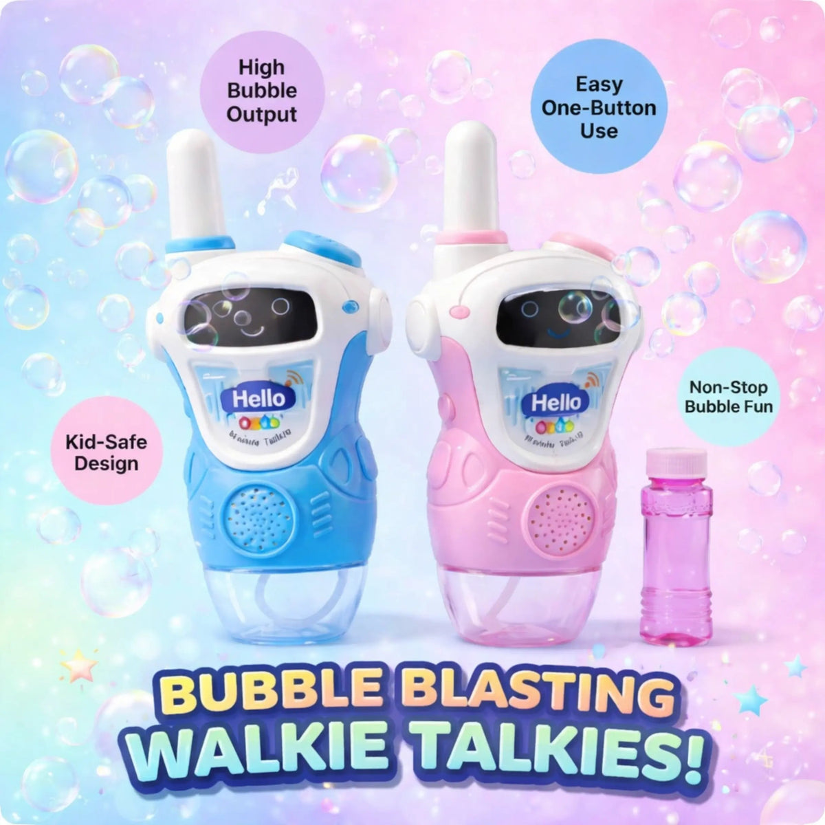 Bubble Blasting Walkie Talkies ToysWalaPK