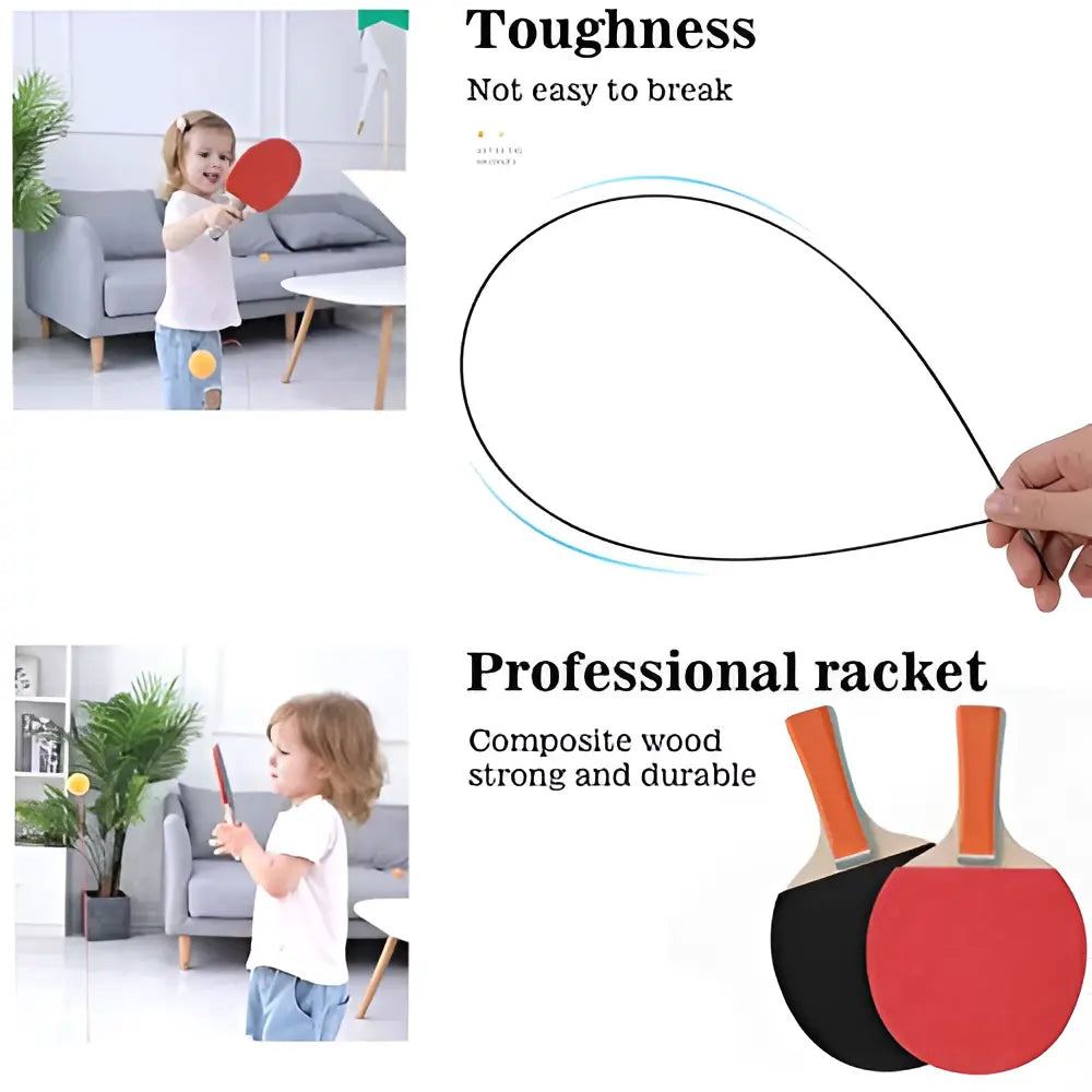 Sticky Stand Ping-Pong Training Set ToysWalaPK