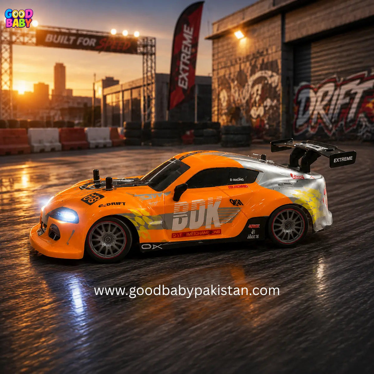 Drift style car toy for kids