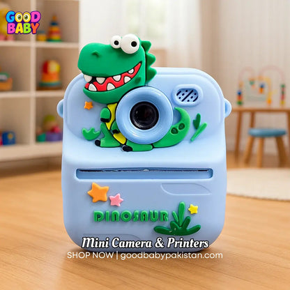 Dinosaur Kids Instant Print Camera ToysWalaPK