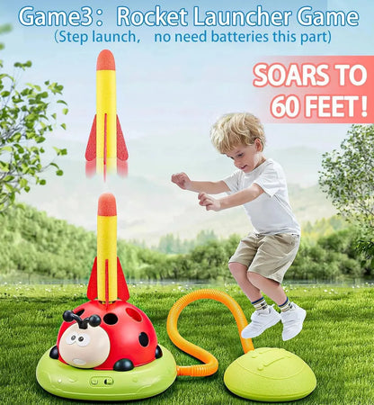 3-in-1 Ladybug Kids Exercise Machine ToysWalaPK