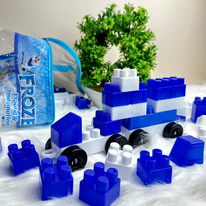 “Educational Frozen blocks for toddlers – creative learning toy 60 pieces ToysWalaPK”