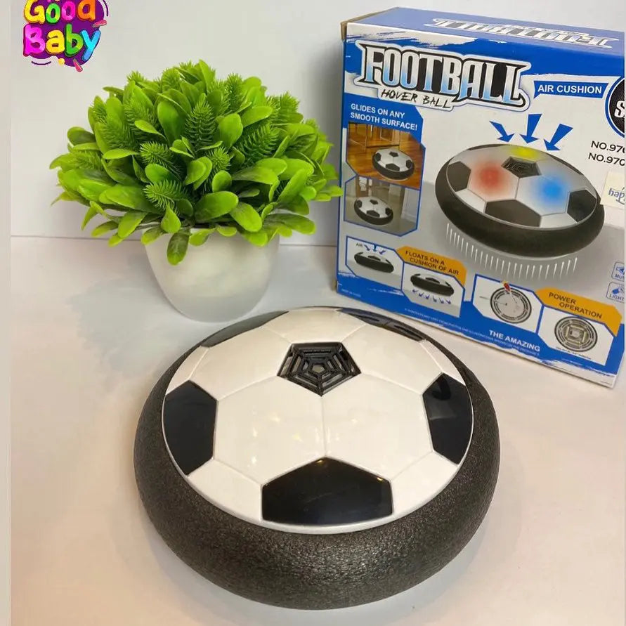 Floating Hover Football Toy with Soft Foam Bumpers for Children”