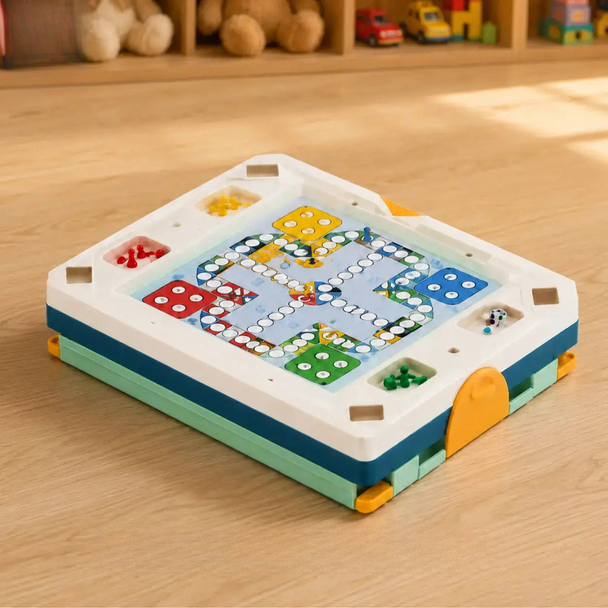 Foldable kids art easel with drawing accessories