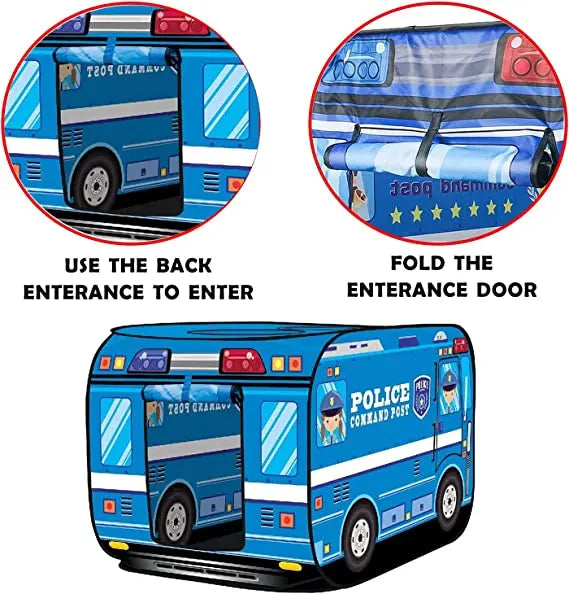 “Foldable pop-up police tent with 50 balls for kids Pakistan”