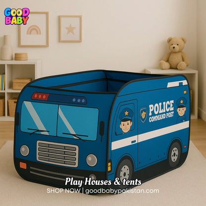 “ToysWalaPK police car play tent with 50 balls”