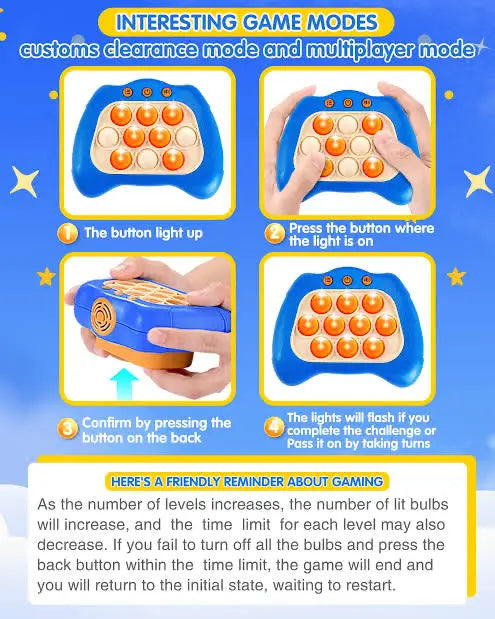 ToysWalaPK pop fidget bubble toy for calming sensory play pop