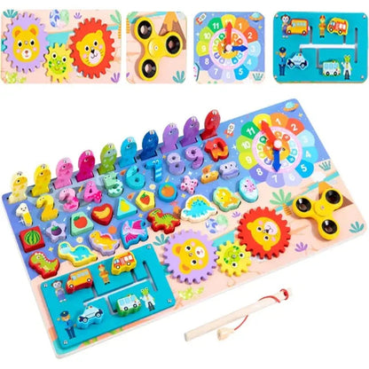 ToysWalaPK wooden educational puzzle board