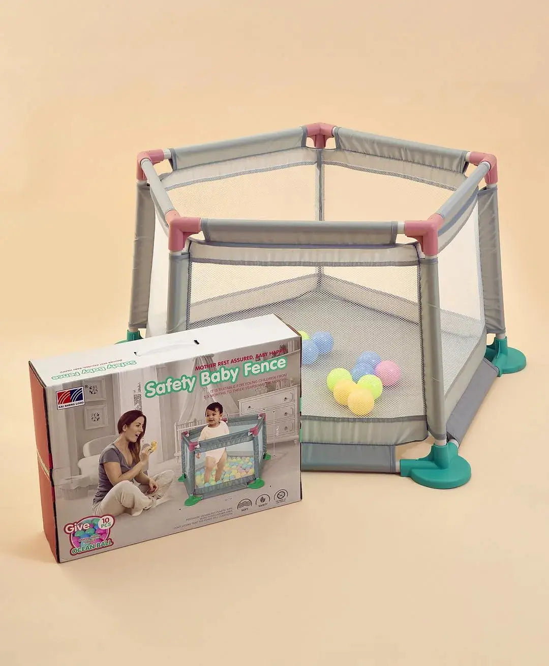 “ToysWalaPK foldable baby playpen for indoor outdoor use”