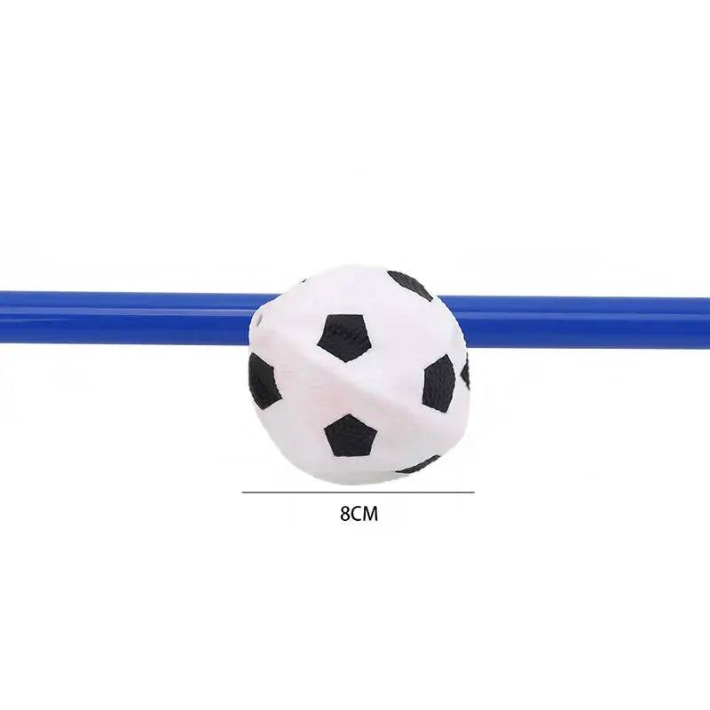 Kids' Portable Football Goal Post Set: Indoor Outdoor Soccer Training Fun with Pump