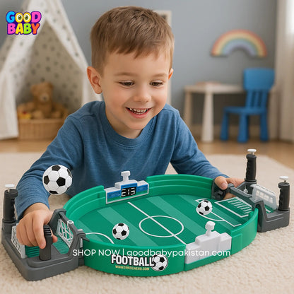 Indoor foosball table with 3 balls included