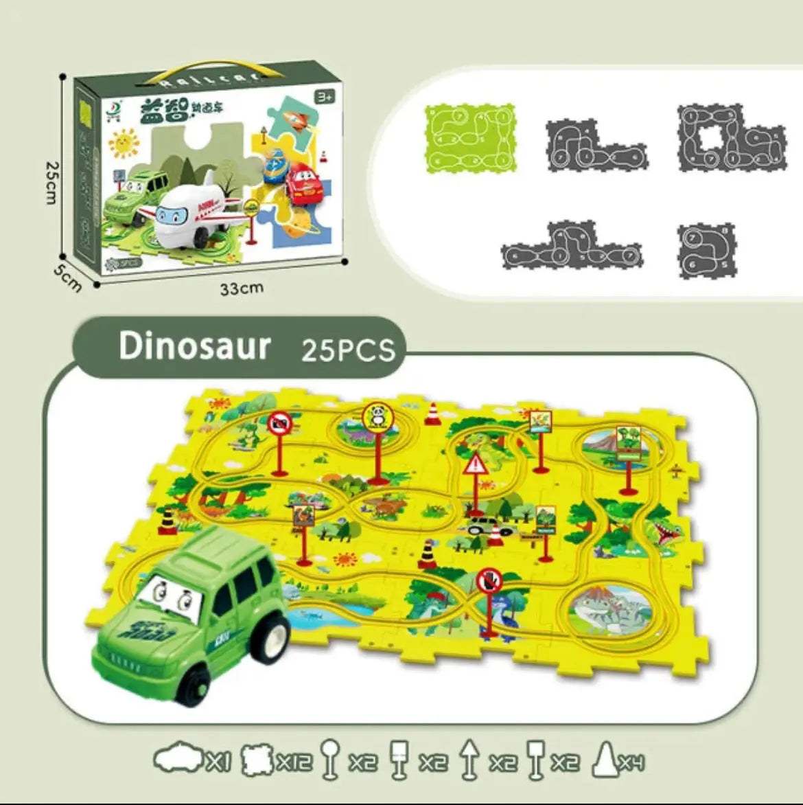 "Interactive Train Track Set for Kids – Flexible Railway Puzzle Toy with Lights and Music – Best Educational Toy for Boys and Girls"
