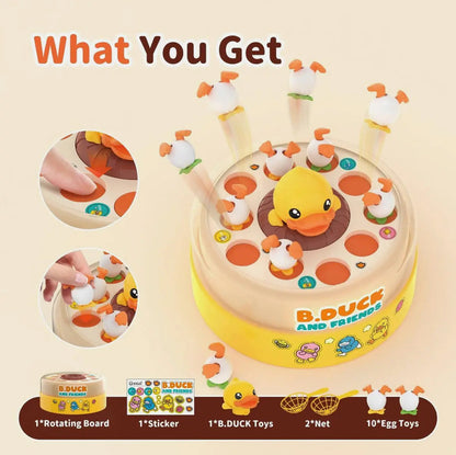 Interactive duck hunting toy