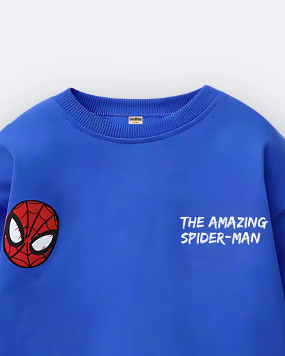 “Kids Amazing Spiderman graphic tee breathable cotton”
