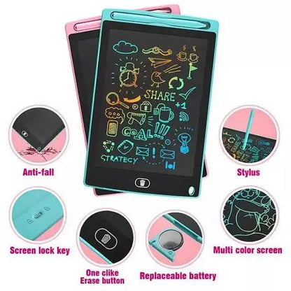 Kids LCD doodle writing tablet with cartoon projector light for creative learning