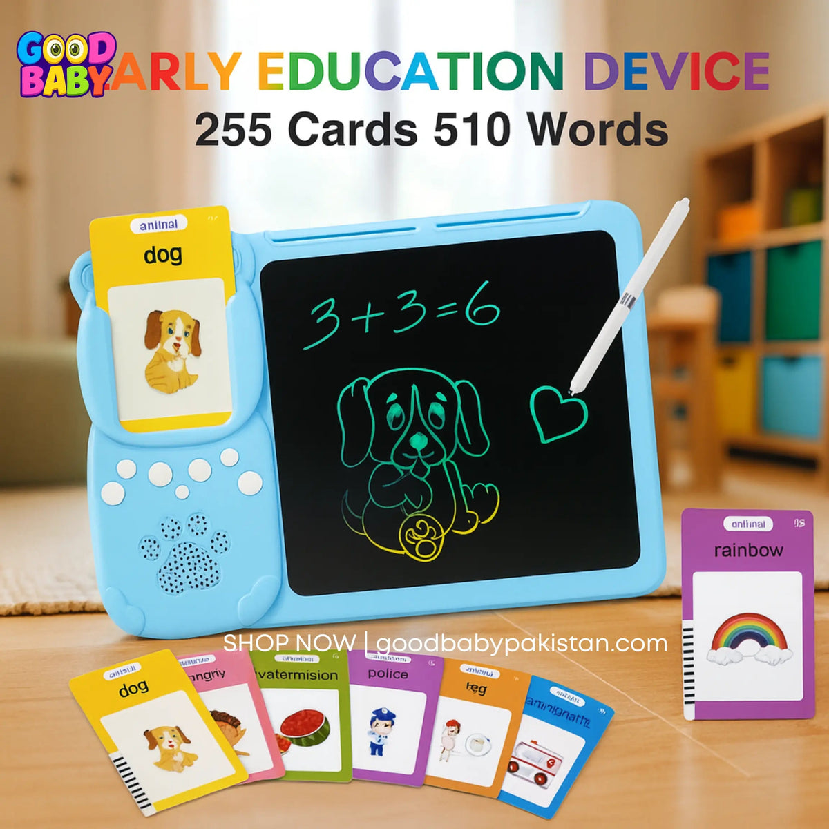 ToysWalaPK talking flash cards learning toy