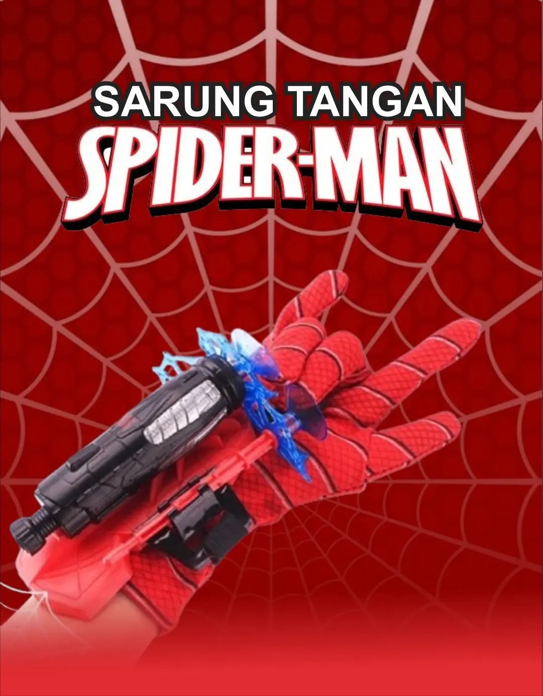 Kids Spiderman web shooter glove with suction darts – superhero toy Pakistan