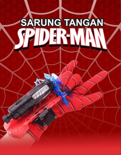 Kids Spiderman web shooter glove with suction darts – superhero toy Pakistan